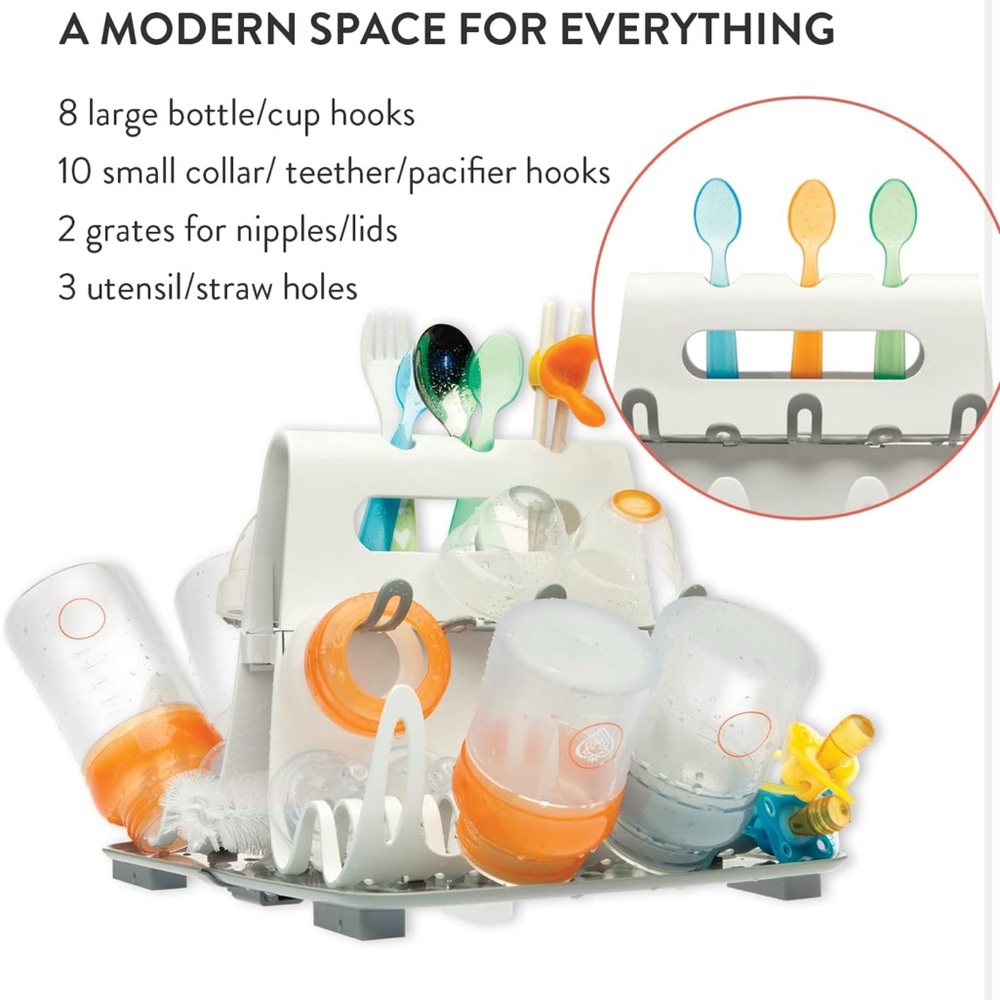 Deluxe Baby Bottle Drying Rack - Picture 2 of 10